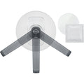 Korfe Adhesive Rotating Triple Wall Hook Frosted Clear Smoke - Product view